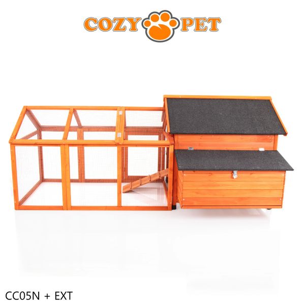 Chicken Coop with Extension Hen House Poultry Run Model CC05N + CC05N-Ext