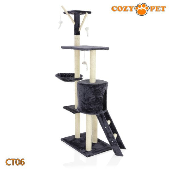 Cat Tree by Cozy Pet Deluxe Multi Level Cat Tree - CT06-Dark Grey