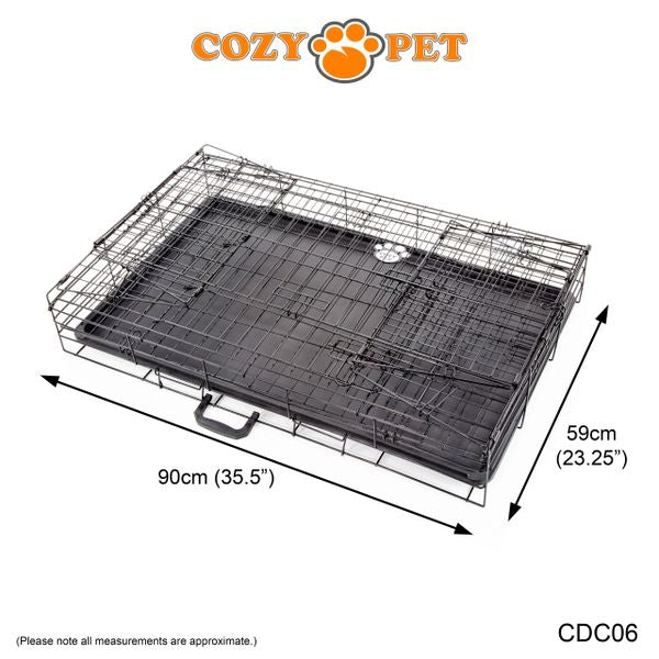 Car Dog Cage 36" by Cozy Pet Travel Puppy Crate Pet Carrier Transport NEW Model CDC06-RET - Customer Return 30% Discount.