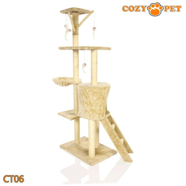 Cat Tree by Cozy Pet Deluxe Multi Level Cat Tree - CT06-Beige