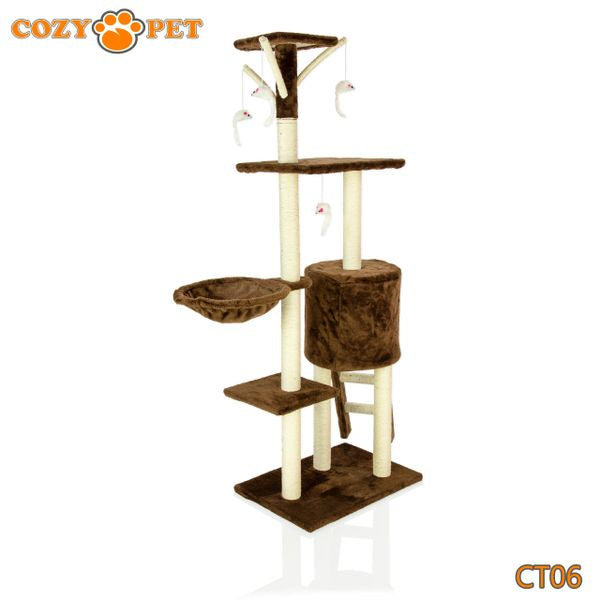 Cat Tree by Cozy Pet Deluxe Multi Level Cat Tree - CT06-Choc