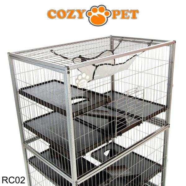 Rodent Cage for Rat, Chinchilla, Degu, Ferret by Cozy Pet Model RC02 - Customer Return 35% Discount.