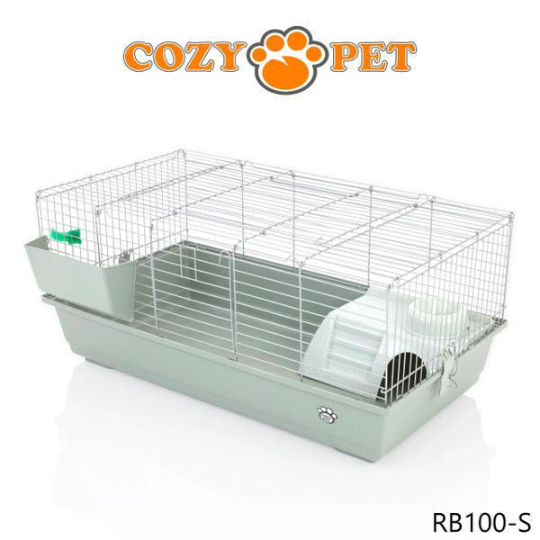 Rabbit Guinea Pig Indoor Cage by Cozy Pet 100cm for Rat, Chinchilla, Small Animals Hutch Model: RB100-S