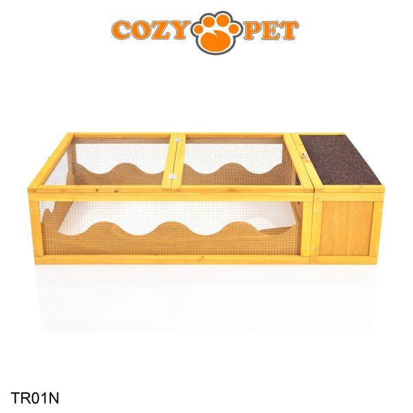 Tortoise Run by Cozy Pet Guinea Pig, Hedgehog, Rabbit Run - Natural - TR01N