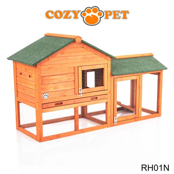 Rabbit Hutch by Cozy Pet - Natural 148cm Model - RH01N