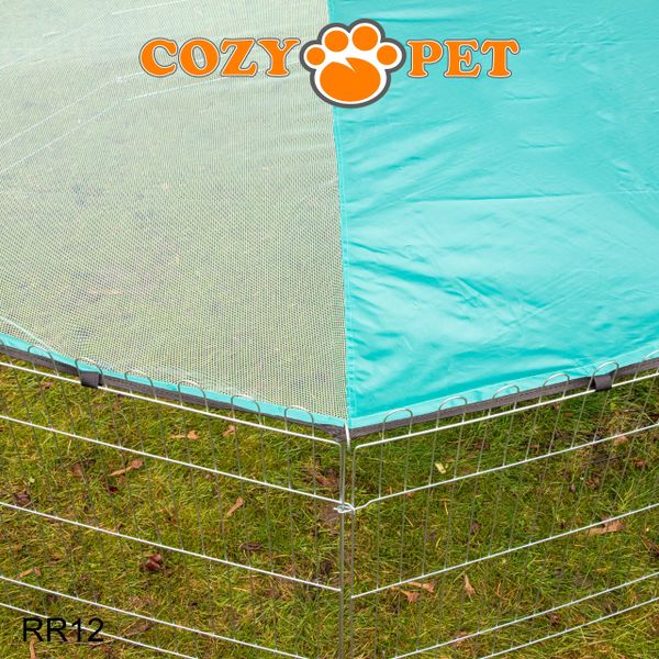 Rabbit Run 10 Panel Playpen with Sunshade by Cozy Pet Model RR12 - Customer Return 35% Discount.