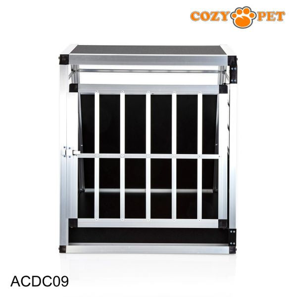 Aluminium Car Dog Cage by Cozy Pet Travel Puppy Crate Pet Carrier Transport NEW ACDC09