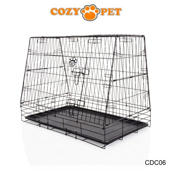 Car Dog Cage 36" by Cozy Pet Travel Puppy Crate Pet Carrier Transport NEW Model CDC06-RET - Customer Return 30% Discount.