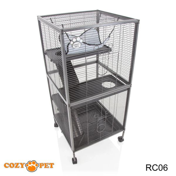 Rodent Cage by Cozy Pet 11mm Narrow Bar Spacing for Rat, Chinchilla, Degu, Ferret Model RC06