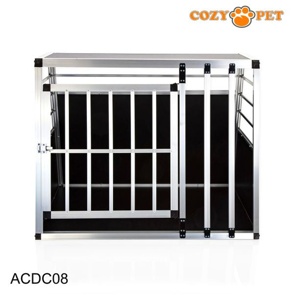 Aluminium Car Dog Cage by Cozy Pet Travel Puppy Crate Pet Carrier Transport NEW ACDC08