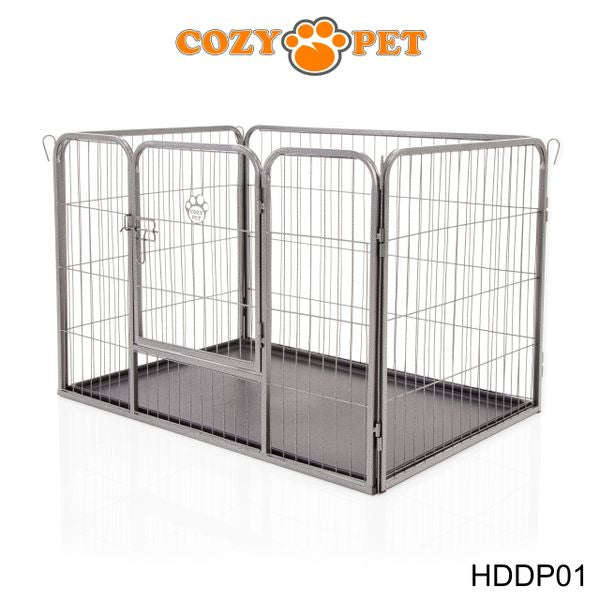 Heavy Duty Playpen with ABS Tray 61cm Tall by Cozy Pet Model HDDP01