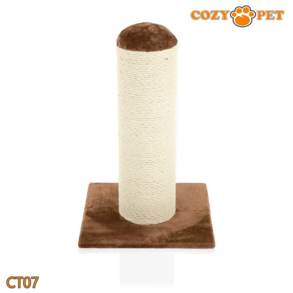 Cat Scratcher by Cozy Pet Deluxe Jumbo Scratching Post Cat Tree - CT07-Choc