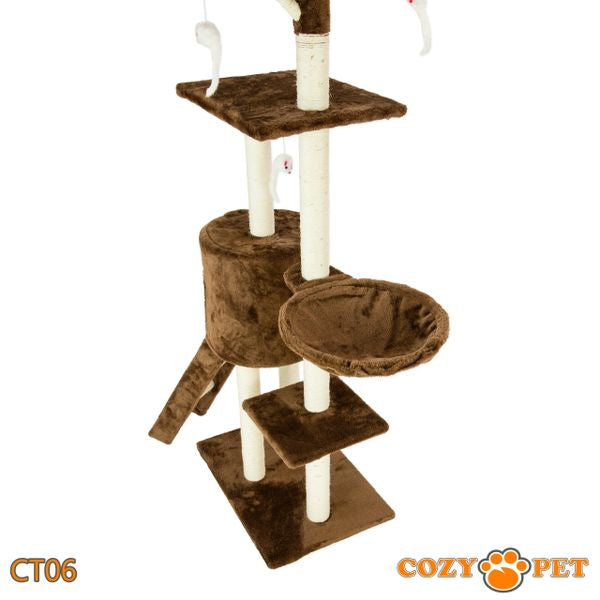 Cat Tree by Cozy Pet Deluxe Multi Level Cat Tree - CT06-Choc