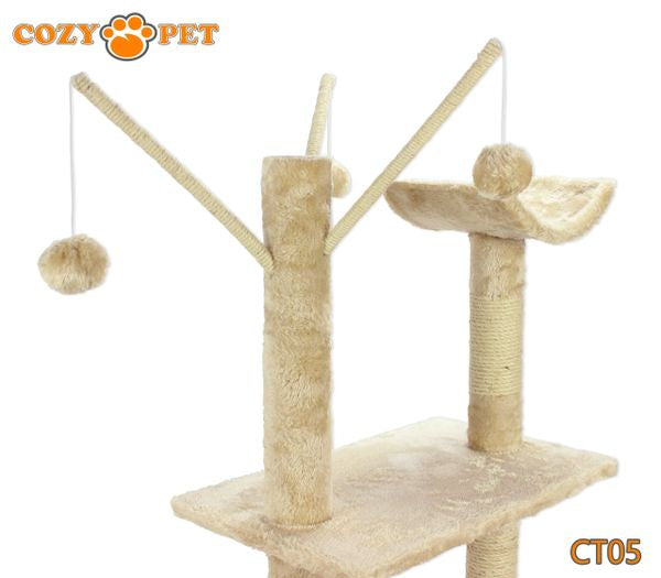 Cat Tree by Cozy Pet Deluxe Multi Level Cat Tree - CT05-Beige