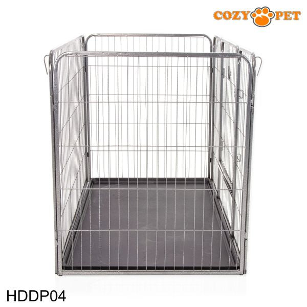 Heavy Duty Playpen with ABS Tray 90cm Tall by Cozy Pet Model HDDP04