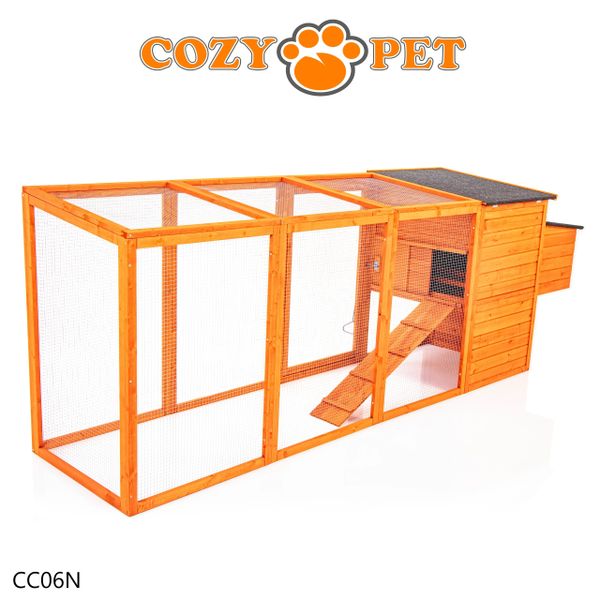 Chicken Coop Poultry Run by Cozy Pet Rabbit Hutch Model CC06-N