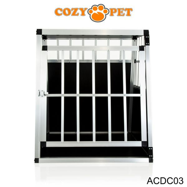 Aluminium Car Dog Cage by Cozy Pet Travel Puppy Crate Pet Carrier Transport ACDC03 - RET - Customer Return 45% Discount.