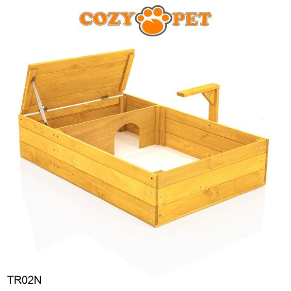 Tortoise Table by Cozy Pet Guinea Pig, Hamster, Rabbit Run - Natural - TR02N