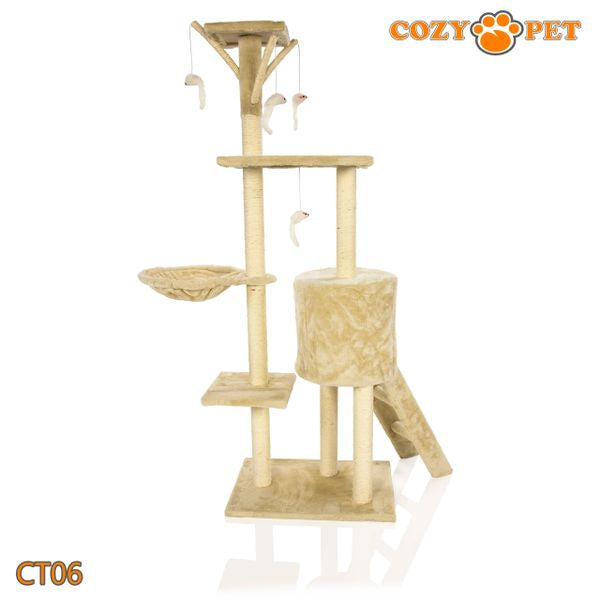 Cat Tree by Cozy Pet Deluxe Multi Level Cat Tree - CT06-Beige