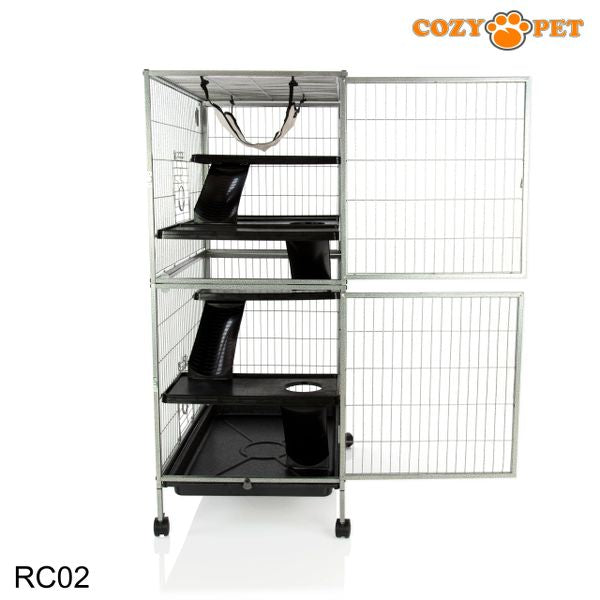 Rodent Cage for Rat, Chinchilla, Degu, Ferret by Cozy Pet Model RC02 - Customer Return 35% Discount.