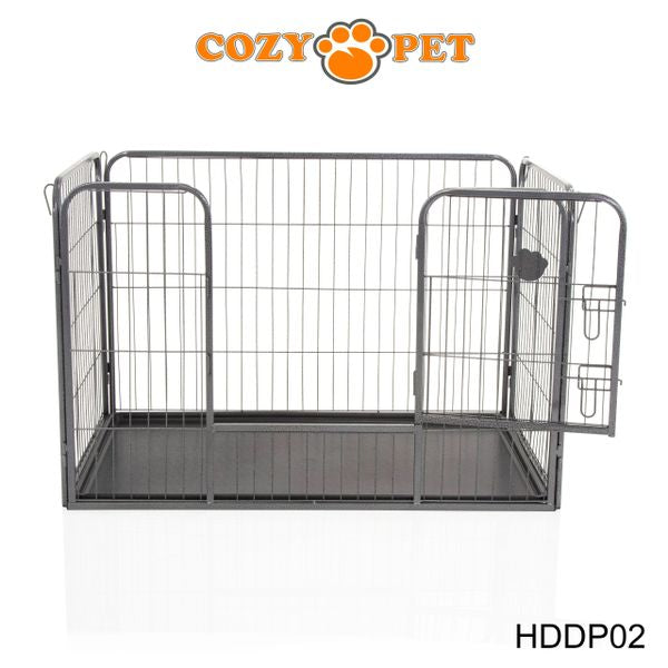 Heavy Duty Playpen with ABS Tray 70cm Tall by Cozy Pet Model HDDP02