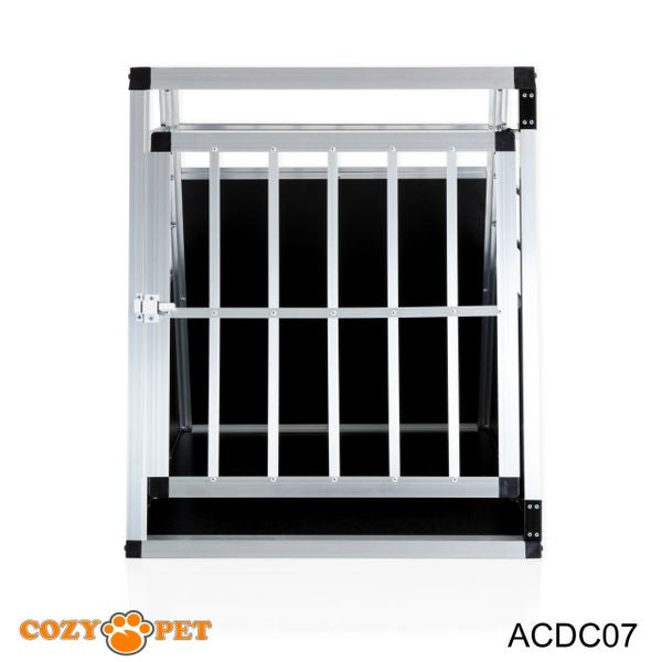 Aluminium Car Dog Cage by Cozy Pet Travel Puppy Crate Pet Carrier Transport ACDC07 - RET - Customer Return 45% Discount.