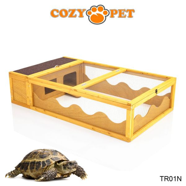 Tortoise Run by Cozy Pet Guinea Pig, Hedgehog, Rabbit Run - Natural - TR01N