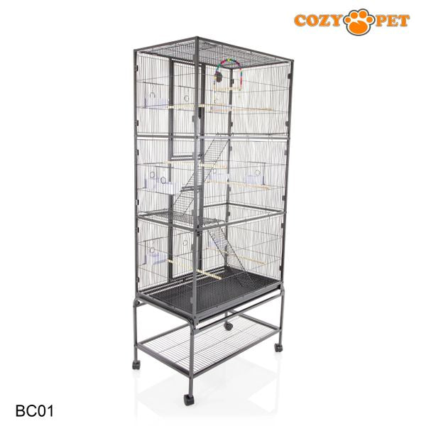 Bird Cage by Cozy Pet NEW Model 11mm Narrow Bar Spacing suitable for most small pet birds BC01