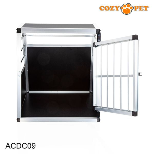 Aluminium Car Dog Cage by Cozy Pet Travel Puppy Crate Pet Carrier Transport ACDC09 - RET - Customer Return 45% Discount.