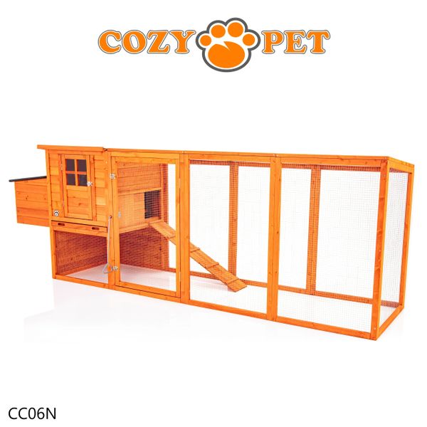 Chicken Coop Poultry Run by Cozy Pet Rabbit Hutch Model CC06-N