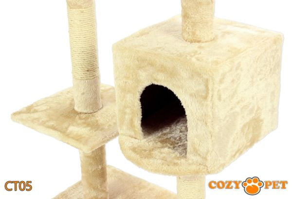 Cat Tree by Cozy Pet Deluxe Multi Level Cat Tree - CT05-Beige