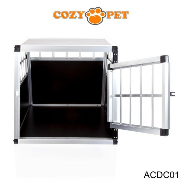 Aluminium Car Dog Cage by Cozy Pet Travel Puppy Crate Pet Carrier Transport ACDC01 - RET - Customer Return 45% Discount.