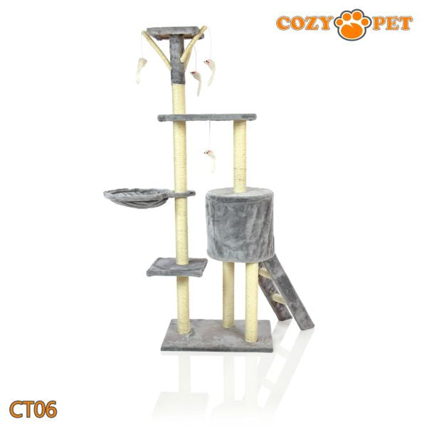 Cat Tree by Cozy Pet Deluxe Multi Level Cat Tree - CT06-Light Grey