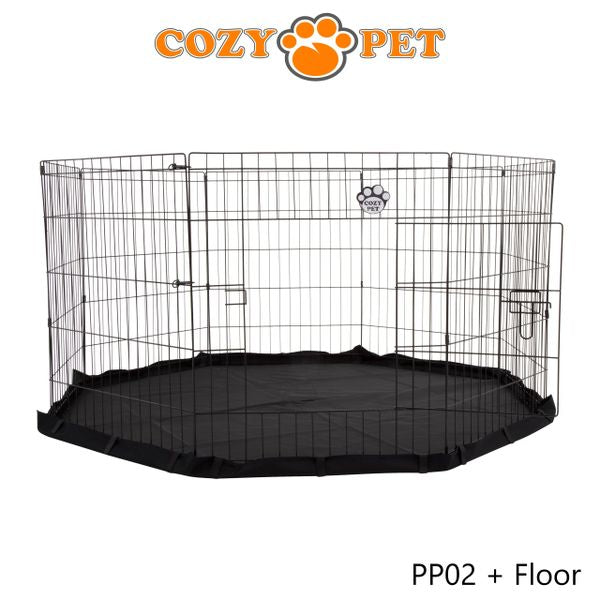 Playpen Puppy Rabbit with Floor by Cozy Pet - 76cm High - Model PP02 + Floor