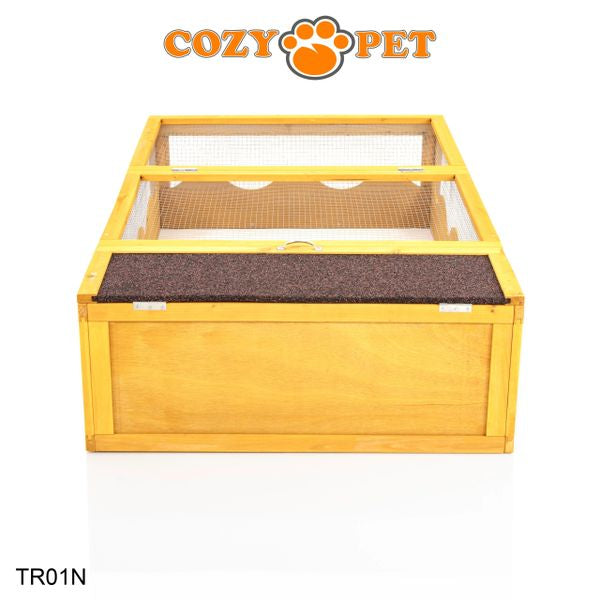 Tortoise Run by Cozy Pet Guinea Pig, Hedgehog, Rabbit Run - Natural - TR01N