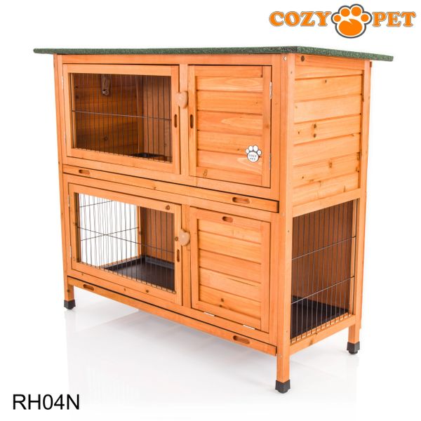 Rabbit Hutch 4ft by Cozy Pet - Natural - RH04N