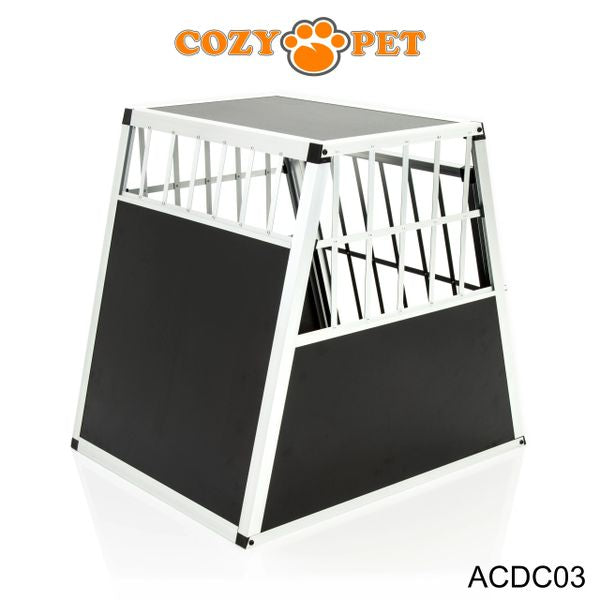 Aluminium Car Dog Cage by Cozy Pet Travel Puppy Crate Pet Carrier Transport ACDC03 - RET - Customer Return 45% Discount.