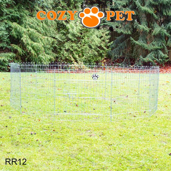 Rabbit Run 10 Panel Playpen with Sunshade by Cozy Pet Model RR12 - Customer Return 35% Discount.