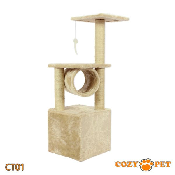 Cat Tree by Cozy Pet Deluxe Multi Level Cat Tree - CT01 - Beige