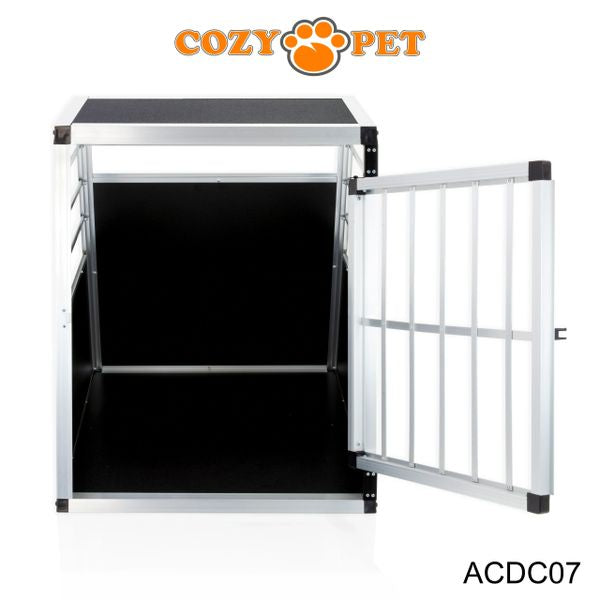 Aluminium Car Dog Cage by Cozy Pet Travel Puppy Crate Pet Carrier Transport ACDC07 - RET - Customer Return 45% Discount.