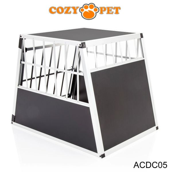 Aluminium Car Dog Cage by Cozy Pet Travel Puppy Crate Pet Carrier Transport ACDC05