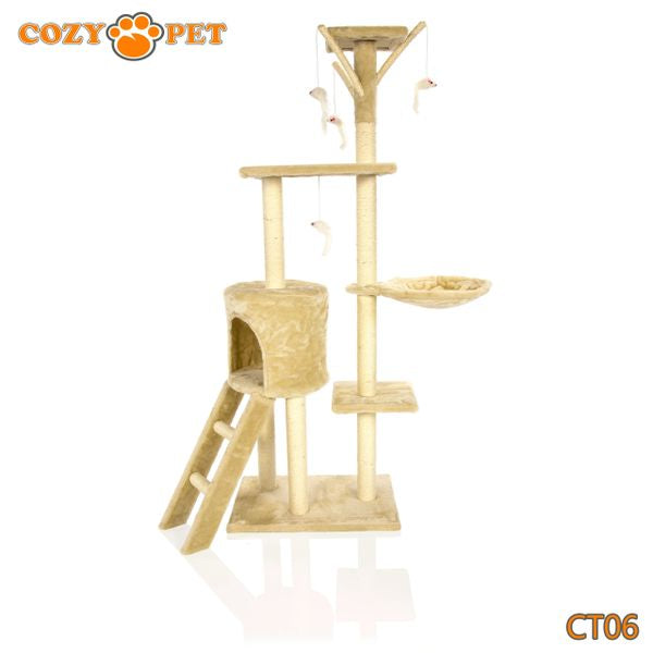 Cat Tree by Cozy Pet Deluxe Multi Level Cat Tree - CT06-Beige