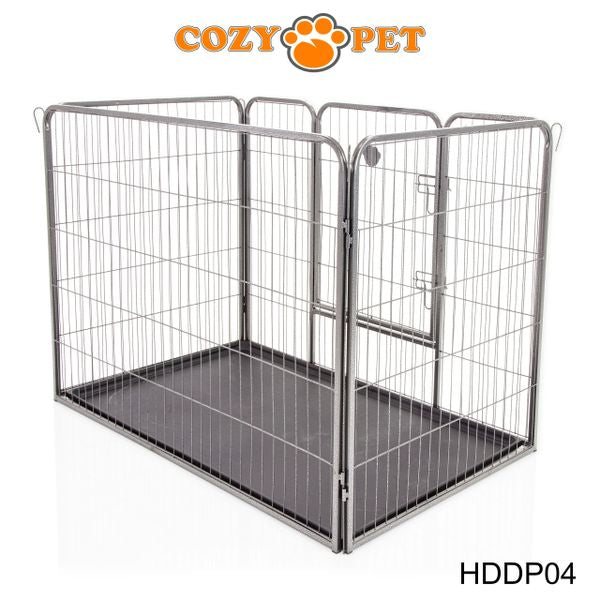 Heavy Duty Playpen with ABS Tray 90cm Tall by Cozy Pet Model HDDP04