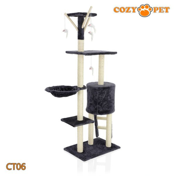 Cat Tree by Cozy Pet Deluxe Multi Level Cat Tree - CT06-Dark Grey