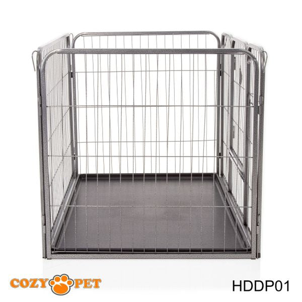 Heavy Duty Playpen with ABS Tray 61cm Tall by Cozy Pet Model HDDP01