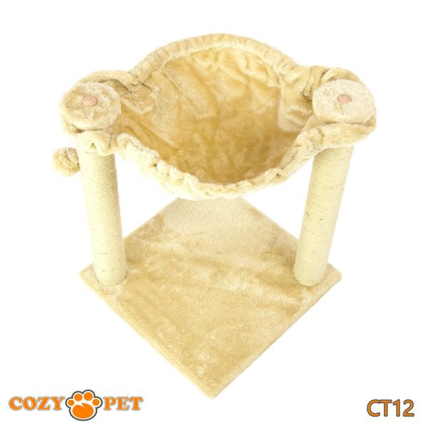 Cat Tree by Cozy Pet Deluxe Multi Level Cat Hammock - CT12-Beige