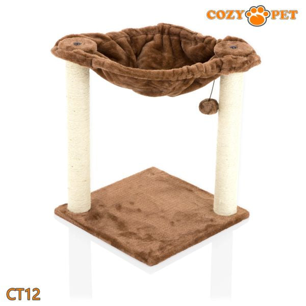 Cat Tree by Cozy Pet Deluxe Multi Level Cat Hammock - CT12-Choc