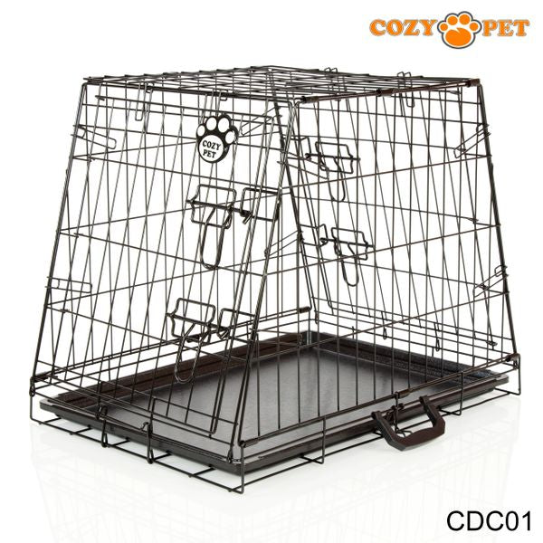 Car Dog Cage by Cozy Pet Travel Puppy Crate Pet Carrier Transport CDC01 - RET - Customer Return 40% Discount.