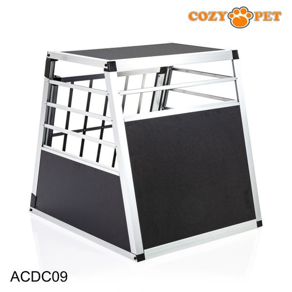 Aluminium Car Dog Cage by Cozy Pet Travel Puppy Crate Pet Carrier Transport NEW ACDC09