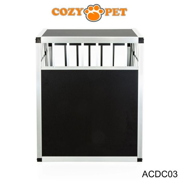 Aluminium Car Dog Cage by Cozy Pet Travel Puppy Crate Pet Carrier Transport ACDC03 - RET - Customer Return 45% Discount.